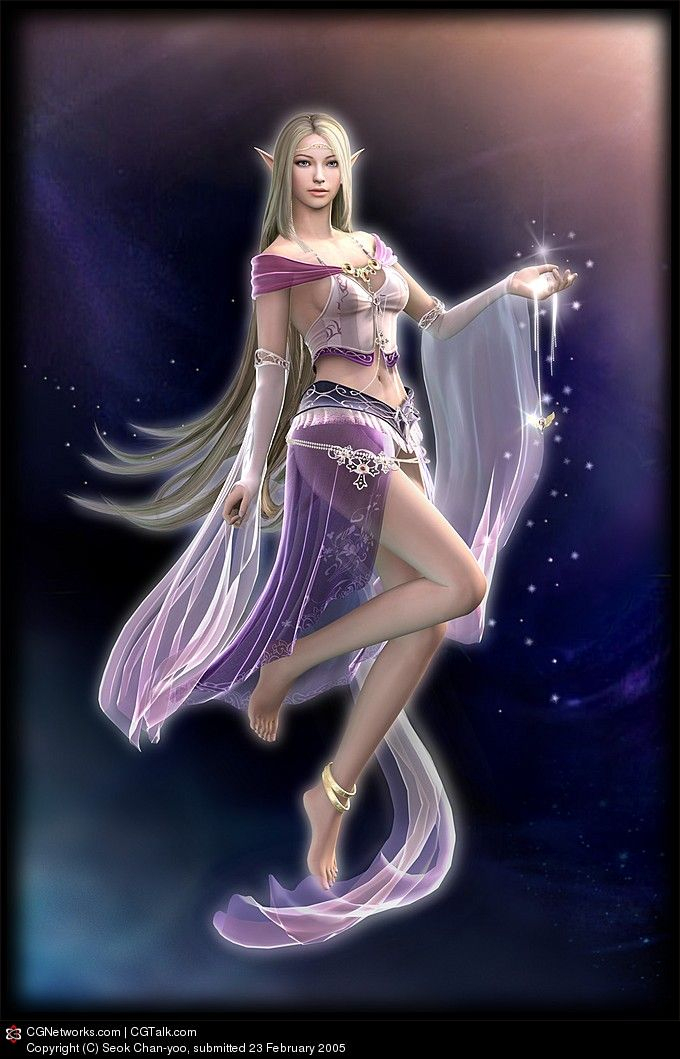 Cgtalk - Healer_Elf, Seok Chan-Yoo (3D)  Elfe, Image Elfe, Belles Images à Elfe Fantastique 