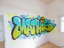 Chambre Déco Graffiti - Prénom En Graff Et Trompe L'Oeil Au Spray intérieur Prenom Tag
