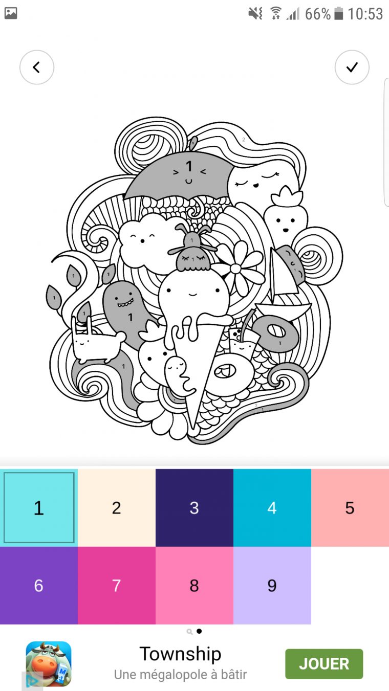 Chamy Livre De Coloriage Numéroté Android 1520 (Test, Photos, Vidéo) intérieur Dessin Numéroté