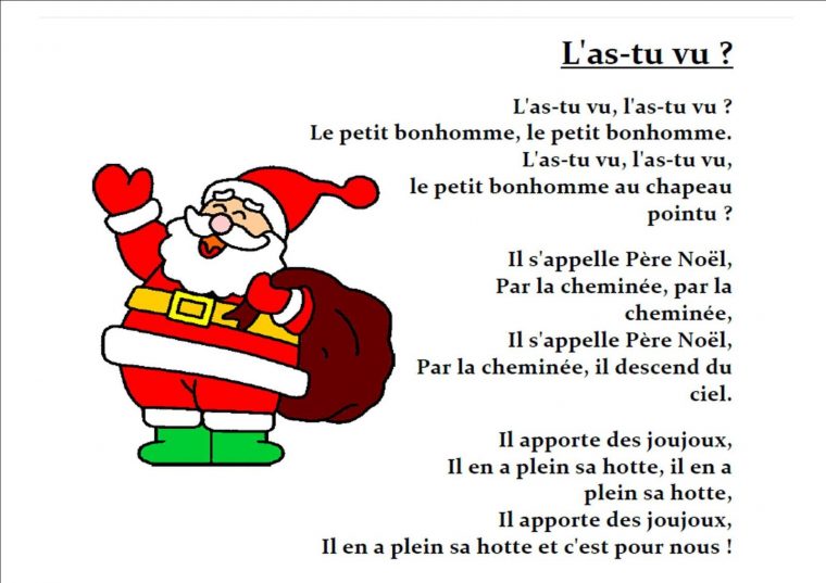 Chant De Noel L'As Tu Vu avec Les Comptines De Noel