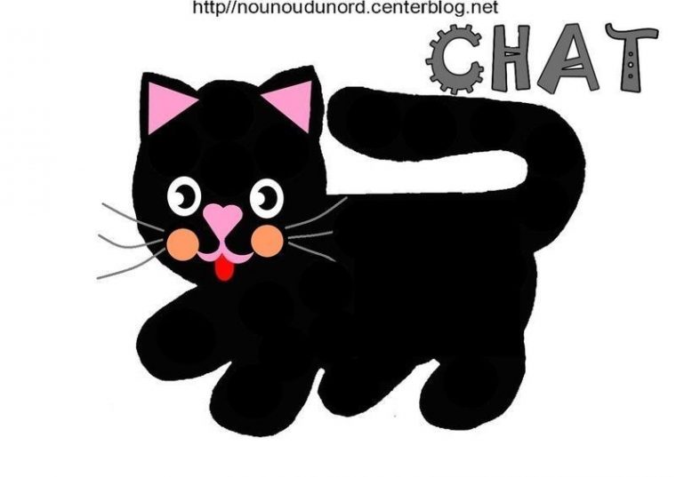 Chat Coloriage, À Gommettes, En Couleur intérieur Animaux A Imprimer En Couleur