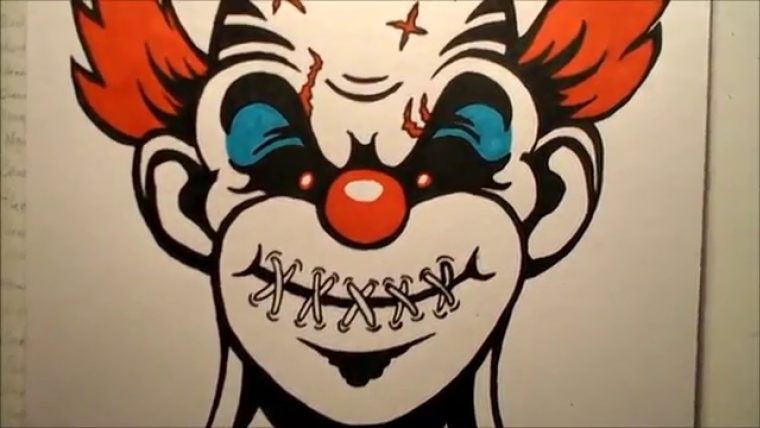 Clown Drawing Pictures At Getdrawings  Free Download encequiconcerne Dessin De Clown Facile