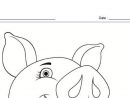 Cochon - Coloriage - Animassiettes destiné Apprendre A Dessiner Un Cochon