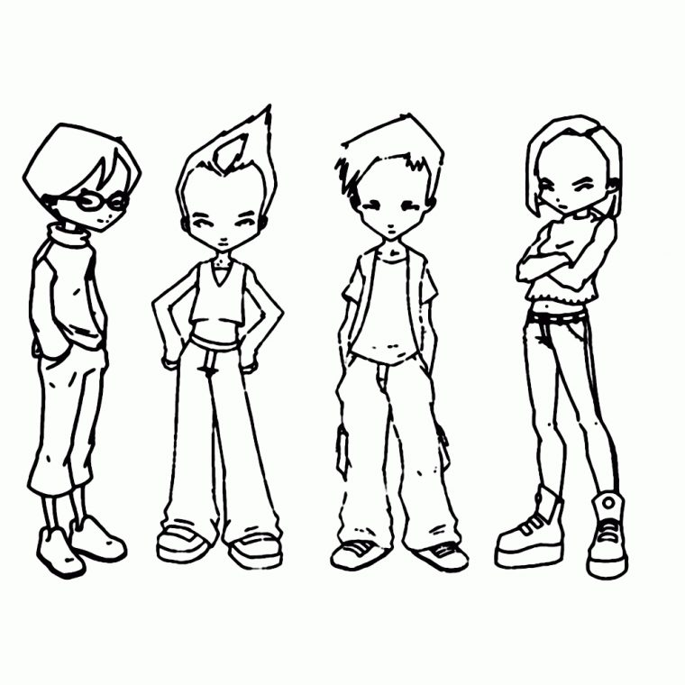 Code Lyoko: Ausmalbilder & Malvorlagen – 100% Kostenlos encequiconcerne Code Lyoko Dessin