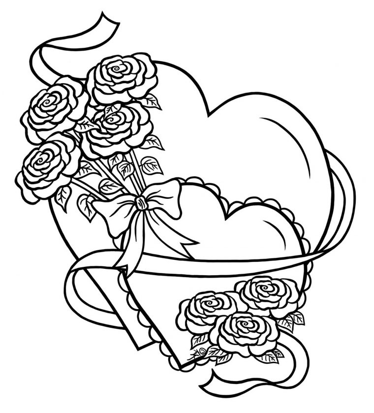 Coeur Amour 4 – Anti-Stress & Art-Thérapie – Coloriages Difficiles Pour concernant Coloriage De Coeur