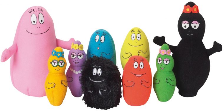 Coffret Peluche Barbapapa La Famille intérieur Image Barbapapa