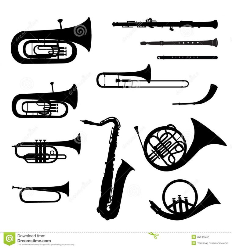 Collection D'Instrument De Musique Illustration Stock – Illustration Du concernant Image D Instrument De Musique A Imprimer