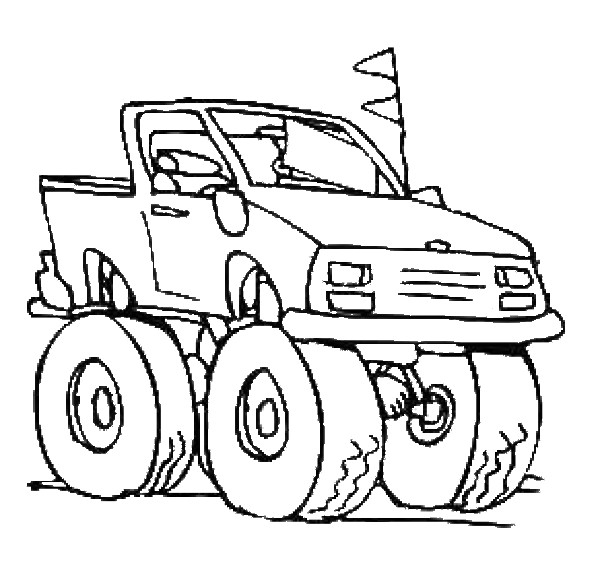 Coloriage 4X4 #145952 (Transport) - Album De Coloriages tout Coloriage De 4X4 