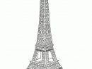 Coloriage Ã Dessiner Tour Eiffel Noir Et Blanc  Tour Eiffel, Paris dedans Comment Dessiner La Tour Eiffel