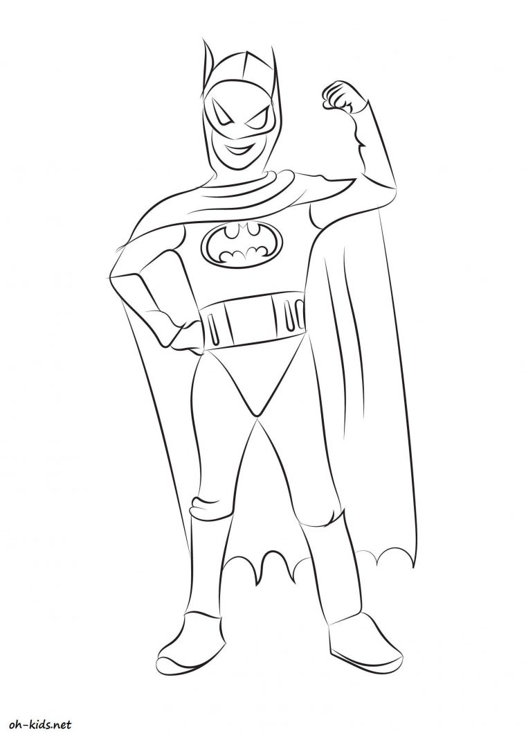 Coloriage À Imprimer Batman Gratuit – Coatmeur à Coloriage Batman À Imprimer