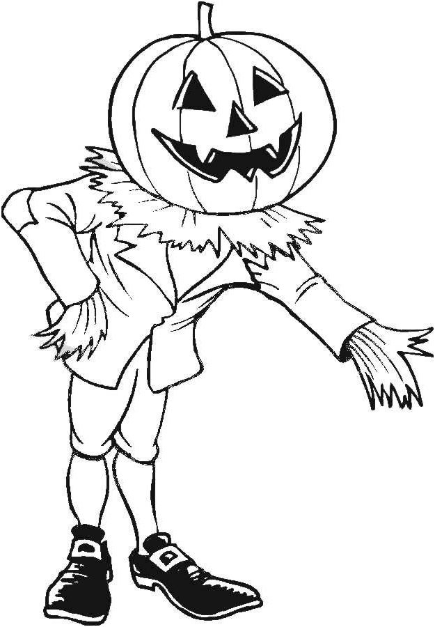 Coloriage A Imprimer Epouvantail D Halloween Gratuit Et  Halloween pour Coloriage De Halloween A Imprimer 