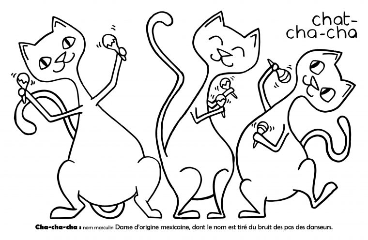 Coloriage À Imprimer – Extrait Du Livre De Coloriage "Drôles De Chats serapportantà Dessin Drole A Imprimer