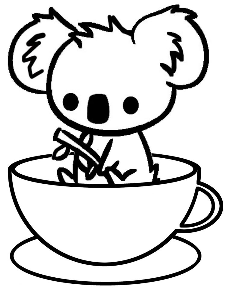 Coloriage A Imprimer Koala  Coloriage De Koala  Sélection De Sites intérieur Site De Dessin A Imprimer