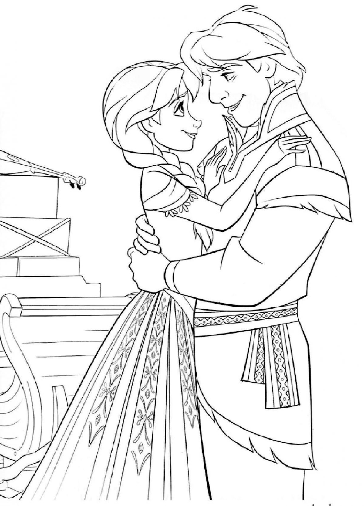 Coloriage À Imprimer Mariage Disney - Coloriage Imprimer pour Coloriage De Mariée