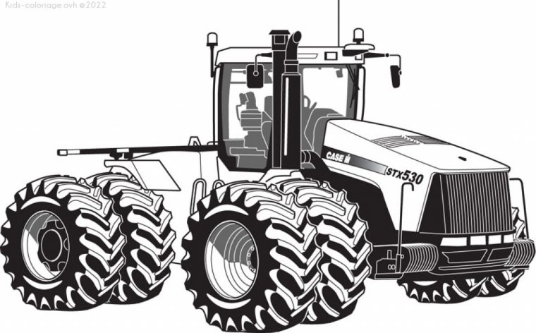 Coloriage À Imprimer Tracteur-Ferme-Coloriage-8 serapportantà Coloriage A Imprimer Tracteur