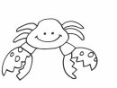 Coloriage À Imprimer : Un Crabe intérieur Photo De Crabe A Imprimer