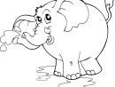 Coloriage À Imprimer : Un Éléphant - Turbulus, Jeux Pour Enfants intérieur Coloriage Éléphant A Imprimer
