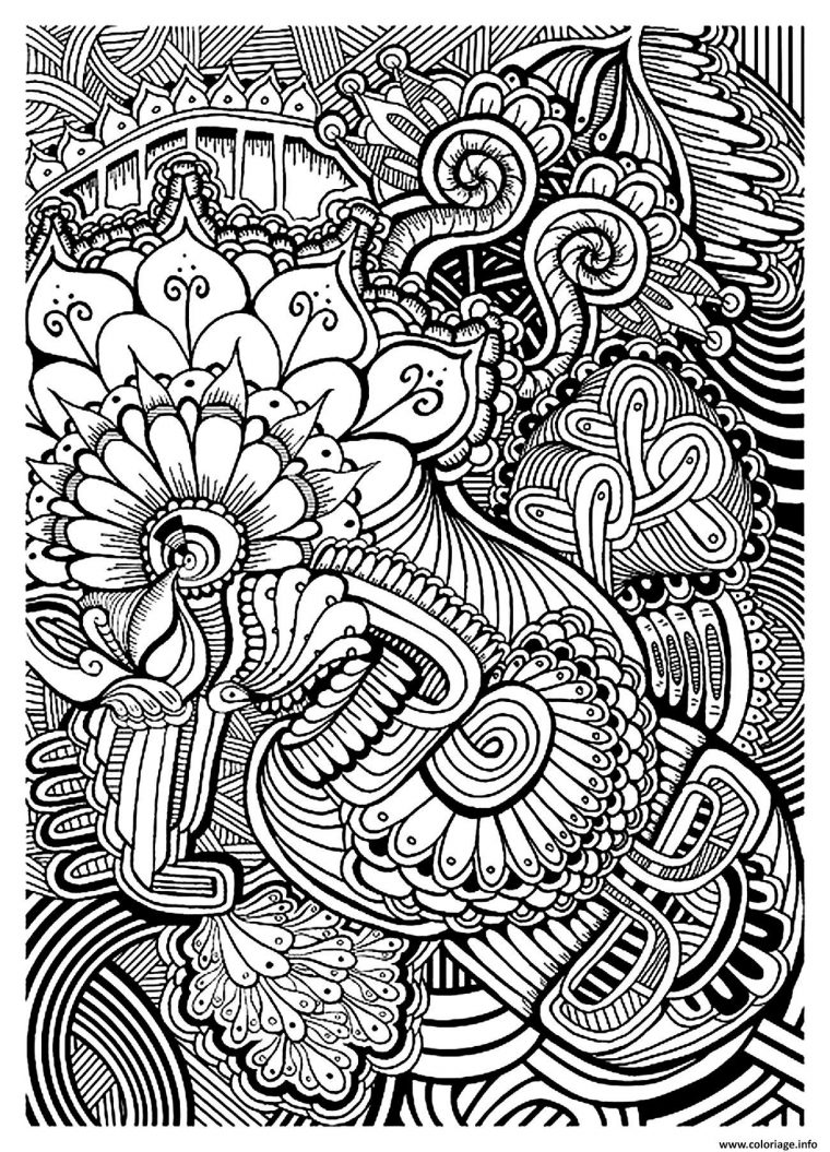 Coloriage Adulte Zen Anti Stress Relax A Imprimer Dessin Anti Stress À serapportantà Dessin Pour Adulte À Imprimer