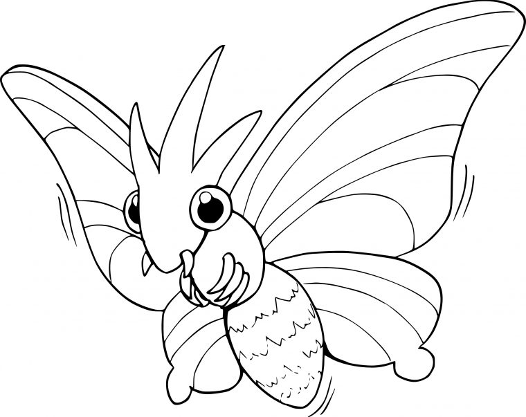 Coloriage Aéromite Pokemon À Imprimer tout Coloriag Pokemon