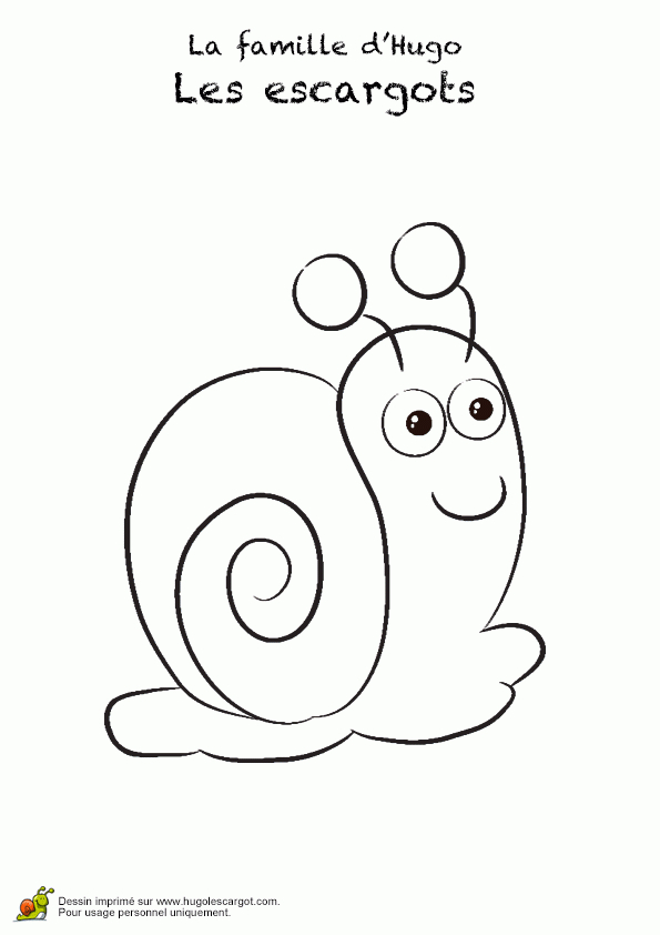 Coloriage Animaux Gasteropodes Escargots 18 Sur Hugolescargot pour Coloriage Escargot 