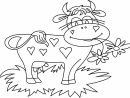 Coloriage - Animaux : Vache 14 - 10 Doigts concernant Coloriage Vache