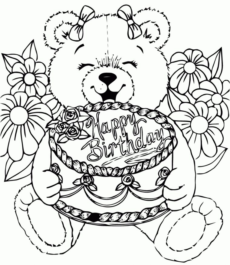 Coloriage Anniversaire A Imprimer Gratuit  Imprimer Et Obtenir Une pour Coloriage Joyeux Anniversaire Papa À Imprimer