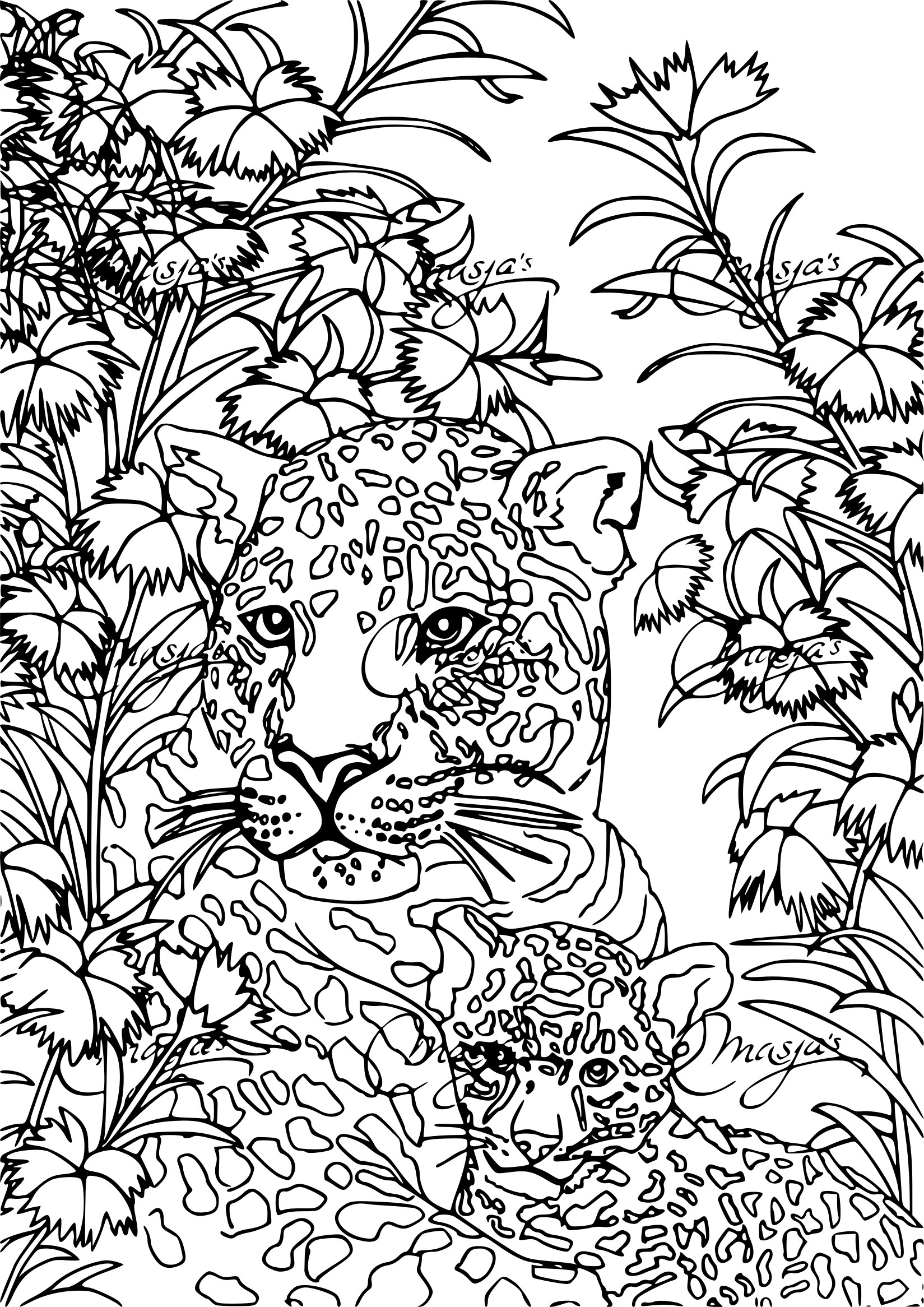 Coloriage Anti-Stress Tigre À Imprimer Sur Coloriages dedans Coloriage Adulte A Imprimer 