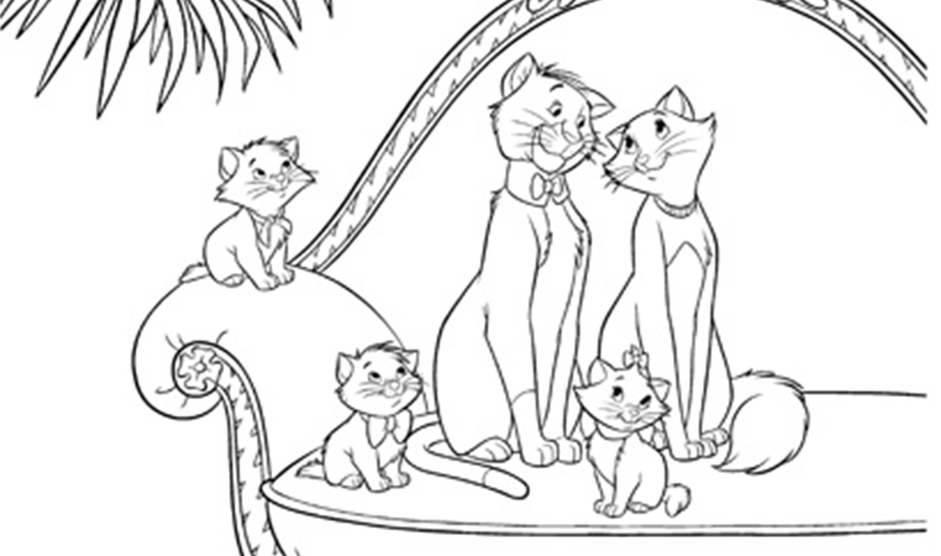 Coloriage Aristochats #26869 (Films D&amp;#039;Animation) - Album De Coloriages destiné Coloriage Les Aristochats 