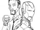 Coloriage Avengers Iron Man Portrait Dessin Avengers À Imprimer concernant Coloriage Ironman