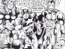 Coloriage Avengers Marvel Comics Cover - Jecolorie à Avengers Coloriage
