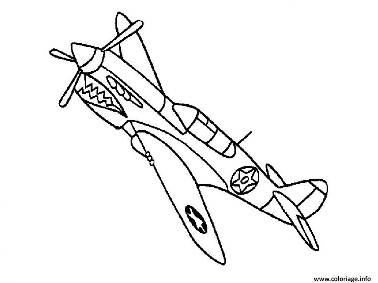 Coloriage Avion 92 Dessin Avion À Imprimer dedans Coloriage Porte Avion