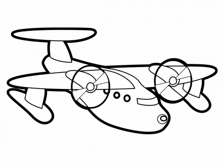 Coloriage Avion : Une Quarantaine De Dessins À Imprimer Gratuitement serapportantà Avion A Colorier