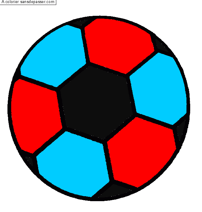 Coloriage Ballon De Foot - Sans Dépasser encequiconcerne Coloriage Ballon De Foot 