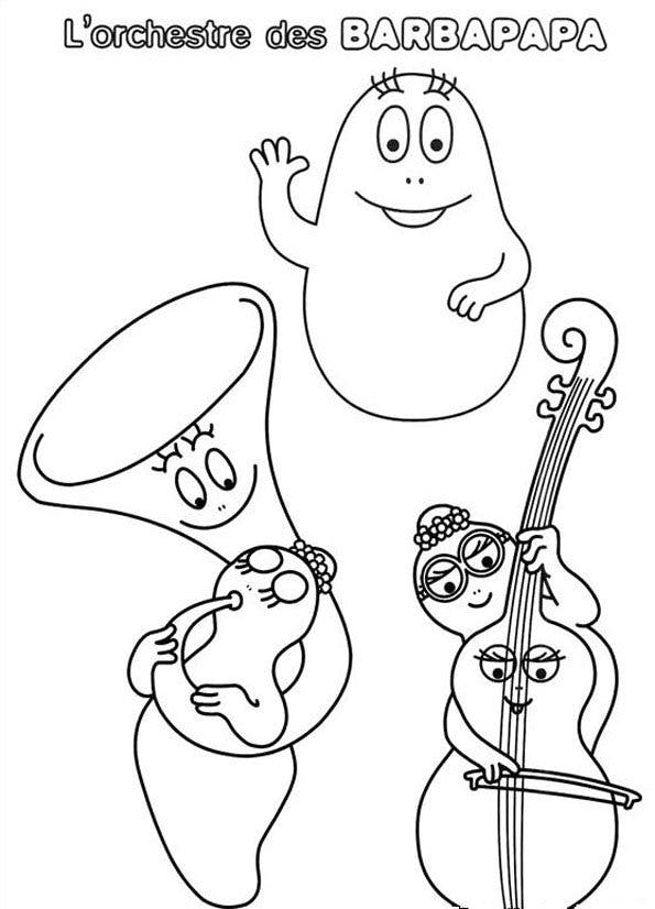 Coloriage Barbapapa 5  Momes tout Coloriages Enfants