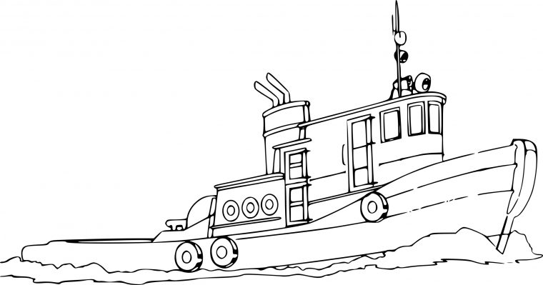 Coloriage Bateau De Pêche À Imprimer Sur Coloriages concernant Bateau Dessin