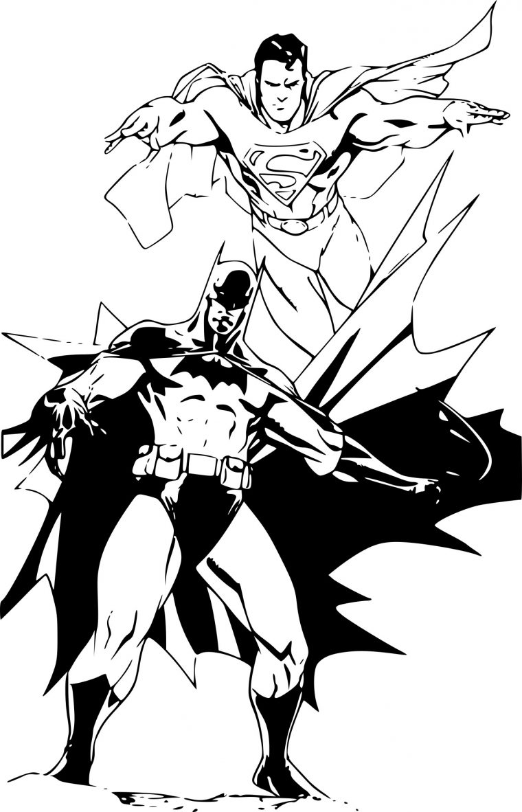 Coloriage Batman Superman À Imprimer Sur Coloriages encequiconcerne Coloriage Batman À Imprimer