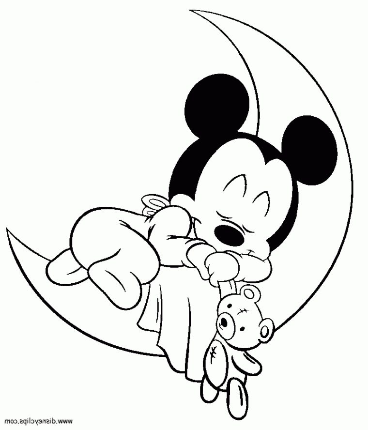 Coloriage Bébé Disney Bestof Photographie Disney Babies Printable encequiconcerne Coloriage Bebe Mickey