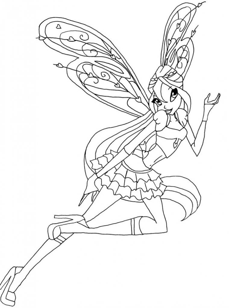 Coloriage Bloom Believix Winx À Imprimer pour Coloriage Les Winx A Imprimer