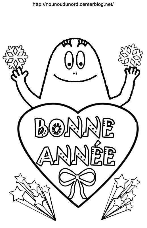 Coloriage Bonne Annee serapportantà Coloriage Bonne Annee 