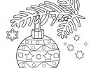 Coloriage Boule De Noël : 20 Dessins À Imprimer Gratuitement intérieur Dessins Noel Imprimer Gratuitement