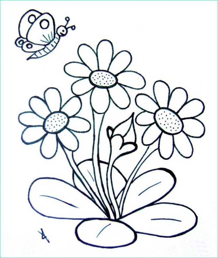 Coloriage Bouquet De Fleur Nouveau Collection Dessins En Couleurs À à Dessins De Bouquets De Fleurs À Imprimer