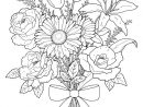 Coloriage Bouquet De Fleurs #160879 (Nature) - Album De Coloriages avec Coloriage De Fleurs