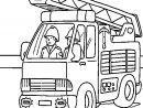 Coloriage Camion De Pompier #135810 (Transport) - Album De Coloriages pour Camion De Pompier A Imprimer