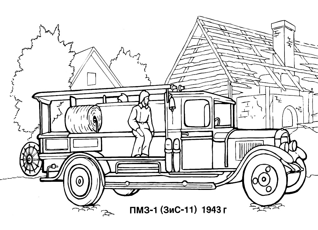Coloriage Camion De Pompier #135835 (Transport) - Album De Coloriages intérieur Coloriage Camion De Pompier