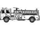 Coloriage Camion De Pompier #135978 (Transport) - Album De Coloriages avec Dessin De Pompier
