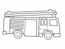 Coloriage Camion Pompier Simple Dessin Gratuit À Imprimer destiné Camion De Pompier A Imprimer