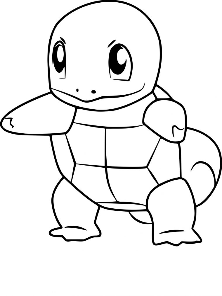 Coloriage Carapuce Pokemon Go À Imprimer avec Dessin A Imprime