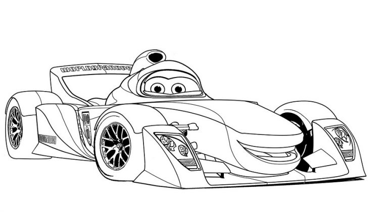 Coloriage Cars Et Cars 2 (Et Dessins De Flash Mc Queen, Martin, …) concernant Dessins Cars À Colorier