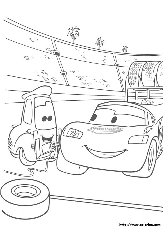 Coloriage Cars Flash Mcqueen Gratuit À Imprimer tout Coloriage Cars Flash Mcqueen 