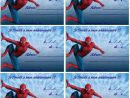 Coloriage Carte Anniversaire Spiderman 2  Торти  Invitation serapportantà Carte Spiderman À Imprimer